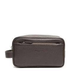 BEAUTY CASE DA UOMO TESTA MORO In pelle martellata
