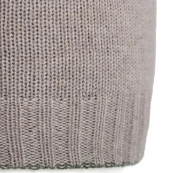 BERRETTO BICOLORE BEIGE E VERDE In cashmere