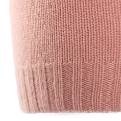 BERRETTO BICOLORE ROSA In cashmere