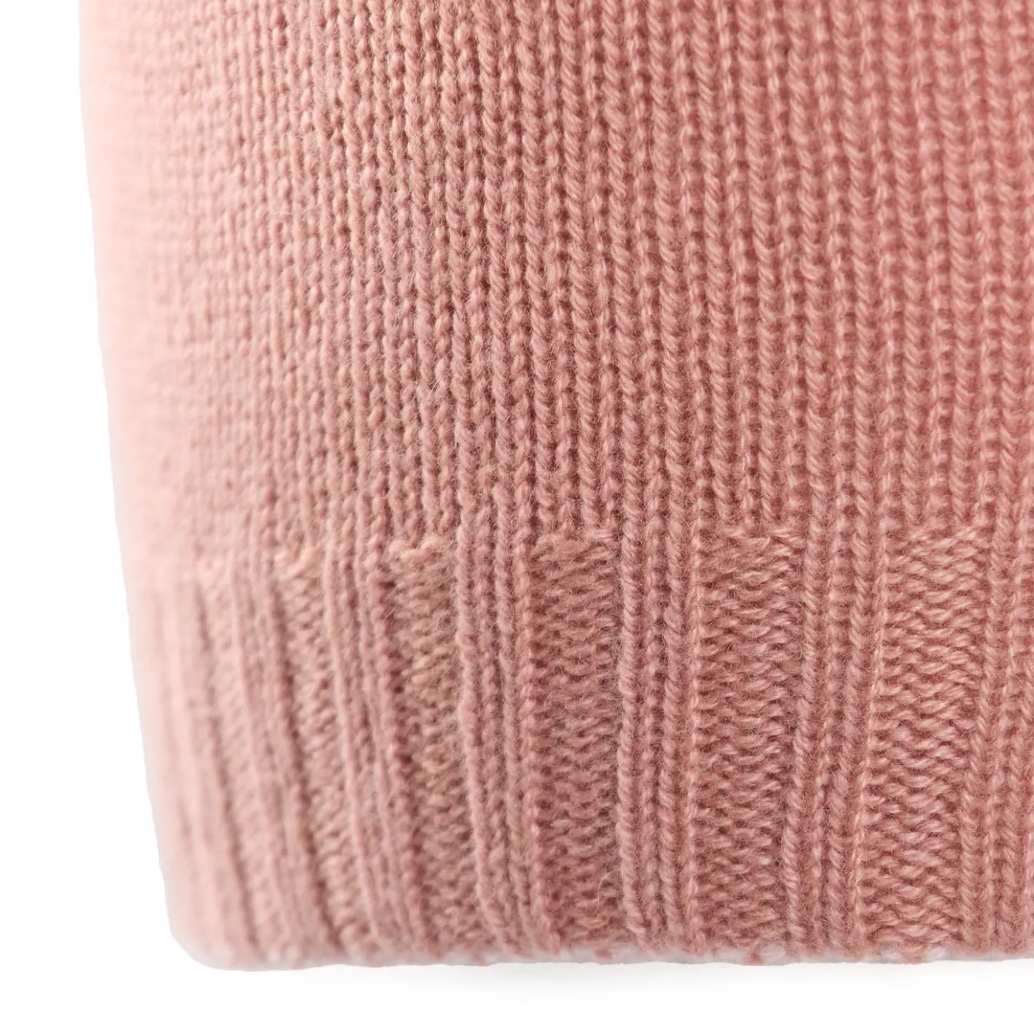 BERRETTO BICOLORE ROSA In cashmere