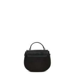 BORSA MINI CLEO NERA In camoscio e cavallino