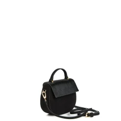 BORSA MINI CLEO NERA In camoscio e cavallino