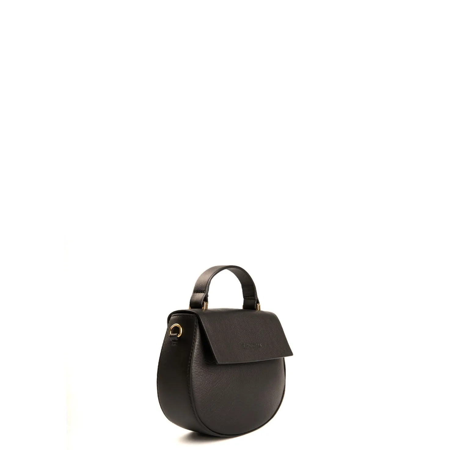 BORSA MINI CLEO NERA In pelle liscia