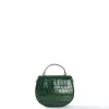 BORSA MINI CLEO VERDE Stampa coccodrillo