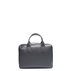 BORSA PORTA PC BLU In pelle martellata