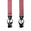 BRETELLE EM BORDEAUX Microfantasia fiore