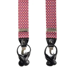 BRETELLE EM BORDEAUX Microfantasia fiore