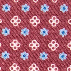 BRETELLE EM BORDEAUX Microfantasia fiore