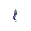 CORNETTO BLUETTE In seta e argento