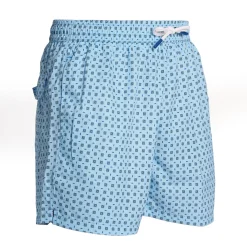 COSTUME DA BAGNO AZZURRO Macrofantasia fiore