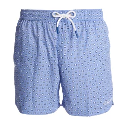 COSTUME DA BAGNO AZZURRO Macrofantasia fiore