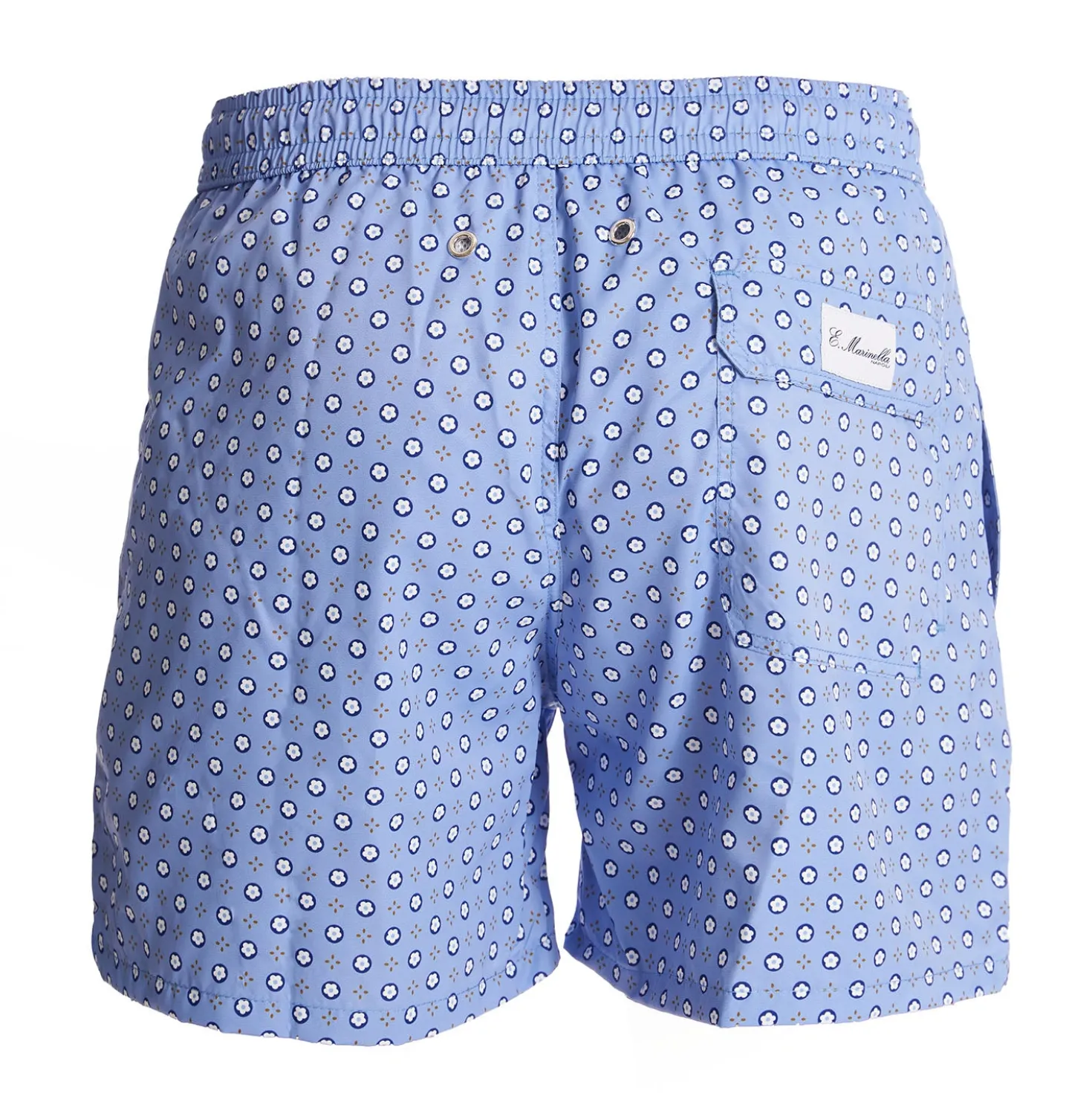 COSTUME DA BAGNO AZZURRO Macrofantasia fiore
