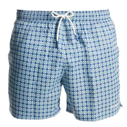 COSTUME DA BAGNO AZZURRO Macrofantasia fiore