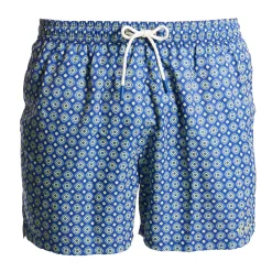 COSTUME DA BAGNO BLU Macrofantasia fiore