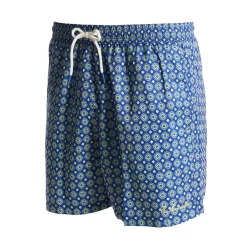COSTUME DA BAGNO BLU Macrofantasia fiore