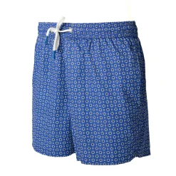 COSTUME DA BAGNO BLU Macrofantasia fiore