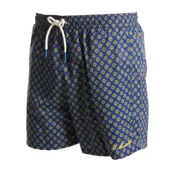 COSTUME DA BAGNO BLU Macrofantasia fiore