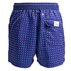 COSTUME DA BAGNO BLU SCURO Macrofantasia fiore