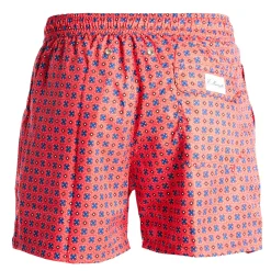 COSTUME DA BAGNO ROSSO Macrofantasia fiore