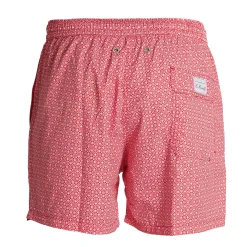 COSTUME DA BAGNO ROSSO Macrofantasia fiore