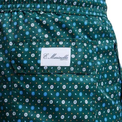 COSTUME DA BAGNO VERDE SCURO Microfantasia fiore