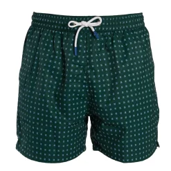 COSTUME DA BAGNO VERDE SCURO Macrofantasia fiore
