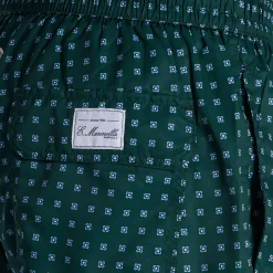 COSTUME DA BAGNO VERDE SCURO Macrofantasia fiore