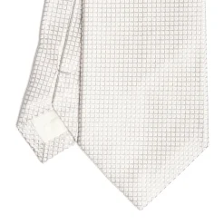 CRAVATTA CERIMONIA GRIGIO CHIARO In seta jacquard