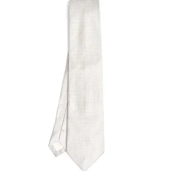 CRAVATTA CERIMONIA GRIGIO CHIARO In seta jacquard