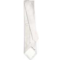 CRAVATTA CERIMONIA GRIGIO CHIARO In seta jacquard