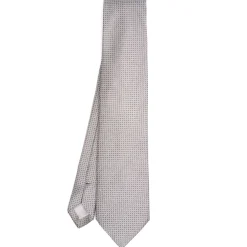 CRAVATTA CERIMONIA GRIGIO CHIARO In seta jacquard