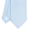 CRAVATTA CERIMONIA In seta jacquard azzurra