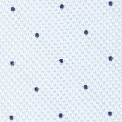 CRAVATTA CERIMONIA IN SETA JACQUARD AZZURRA Pois