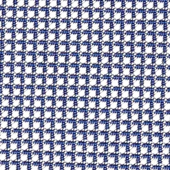 CRAVATTA CERIMONIA IN SETA JACQUARD BLU Microfantasia geometrica