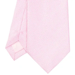 CRAVATTA CERIMONIA In seta jacquard rosa