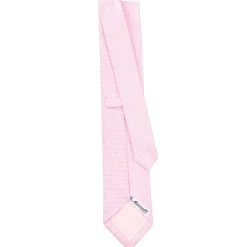 CRAVATTA CERIMONIA In seta jacquard rosa