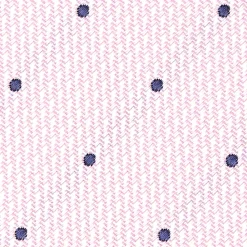 CRAVATTA CERIMONIA IN SETA JACQUARD ROSA Pois