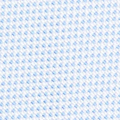 CRAVATTA CERIMONIA IN SETA JACQUARD AZZURRA Microfantasia geometrica
