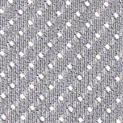 CRAVATTA CERIMONIA IN SETA JACQUARD GRIGIO SCURO Microfantasia geometrica