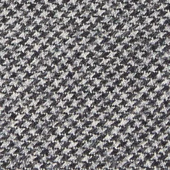 CRAVATTA CLASSICA IN LANA SFODERATA GRIGIO SCURO Pied de poule