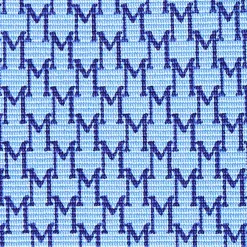 CRAVATTA CLASSICA IN SETA AZZURRO Microfantasia m geometrica