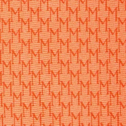CRAVATTA DONNA IN SETA STAMPATA ARANCIONE Micorfantasia m geometrica