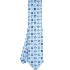 CRAVATTA IN SETA AZZURRA Collezione archivio anno 1951