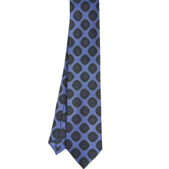 CRAVATTA IN SETA AZZURRO POLVERECollezione heritage