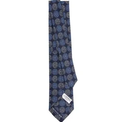 CRAVATTA IN SETA BLU Collezione archivio anno 1978