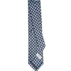 CRAVATTA IN SETA BLU SCURO Collezione archivio anno 1938