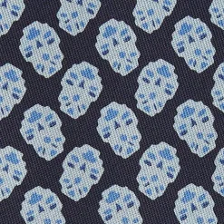CRAVATTA IN SETA BLU SCURO Collezione archivio anno 1938