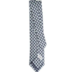 CRAVATTA IN SETA BLU SCURO Collezione archivio anno 1938