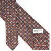 CRAVATTA IN SETA MARRONE SCURO Collezione archivio anno 1950