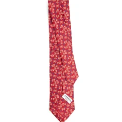 CRAVATTA IN SETA ROSSA Collezione archivio anno 1977